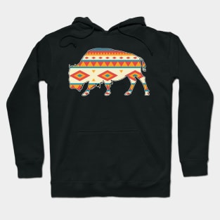 Bison Pattern - 2 Hoodie